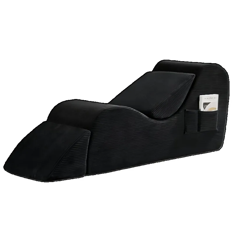 Factory wholesale modern environmentally friendly durable yoga sofa recliner waist pillow footstool apartment/villa use