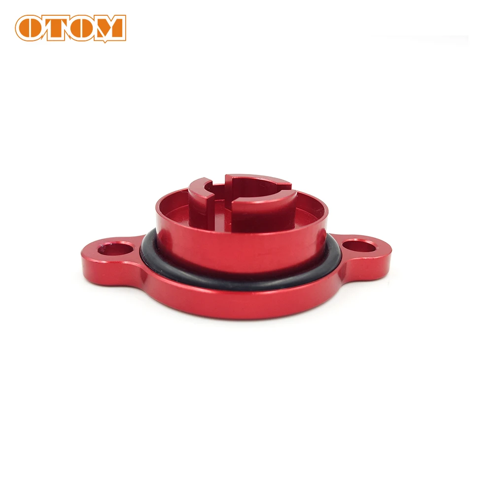 OTOM Motorcycle Aluminum Oil Filter Cup Engine Plug Cover (2nd) New Versio For ZONGSHEN NC250 NC450 Parts NC RX3 KAYO Motoland