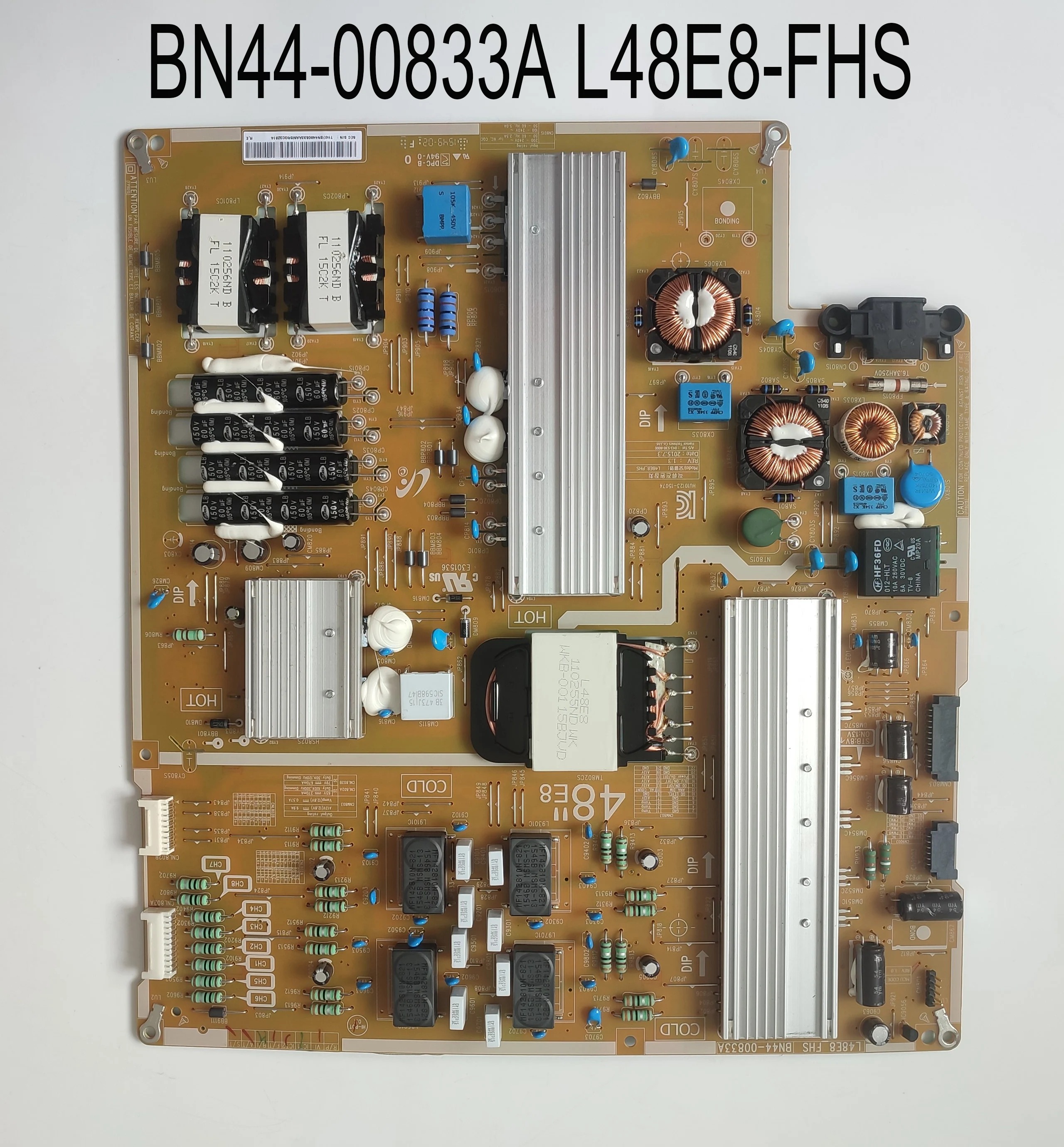 

Power Supply Board BN44-00833A L48E8-FHS is for UE55JS8590T UE55JS8580T UE55JS8505T UE55JS8500T UE55JS8500L 48 Inch LCD TV Parts