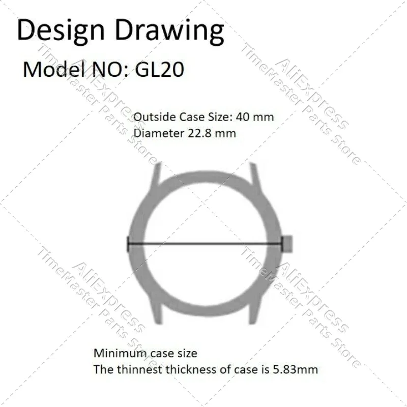GL20 Quartz Watch Movement Repair Replacement New Miyota GL20 Quartz Watch Clock Movement Spare parts Replacement Accessories
