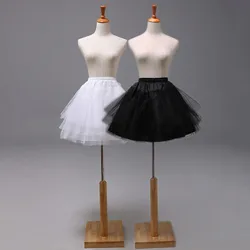 New Arrival Black White Women Girls Petticoats 3 Layers Short Wedding Petticoats Underskirt 2026