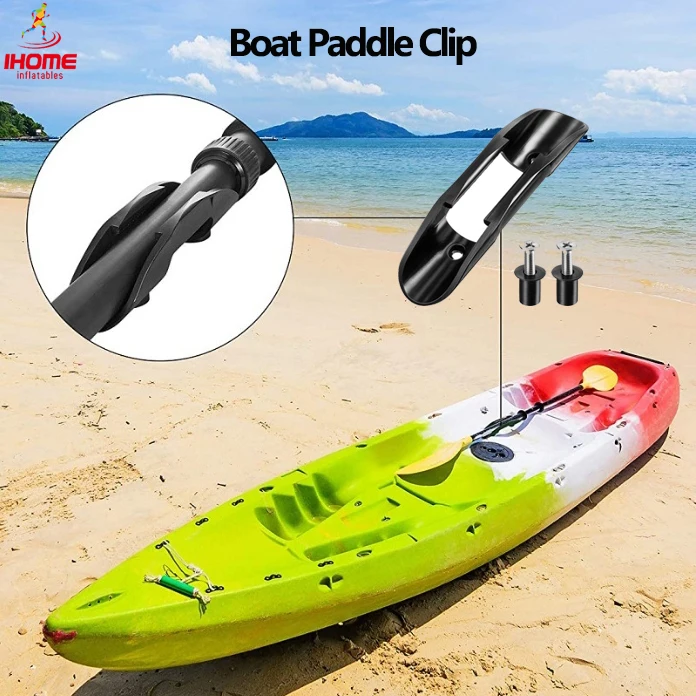 Boat Paddle Clip Chute Clamps for Fishing Boat Oars Paddles Kayak Paddle Seat Paddle Buckle Paddle Clamp Set Assembly Screws