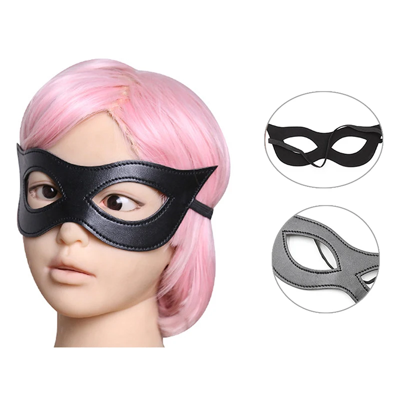 المرأة مثير قناع الغمامة تأثيري بولي Leather الجلود قابل للتعديل حفلة تنكرية الكرة هالوين قناع اكسسوارات القوطي تسخير العين #3