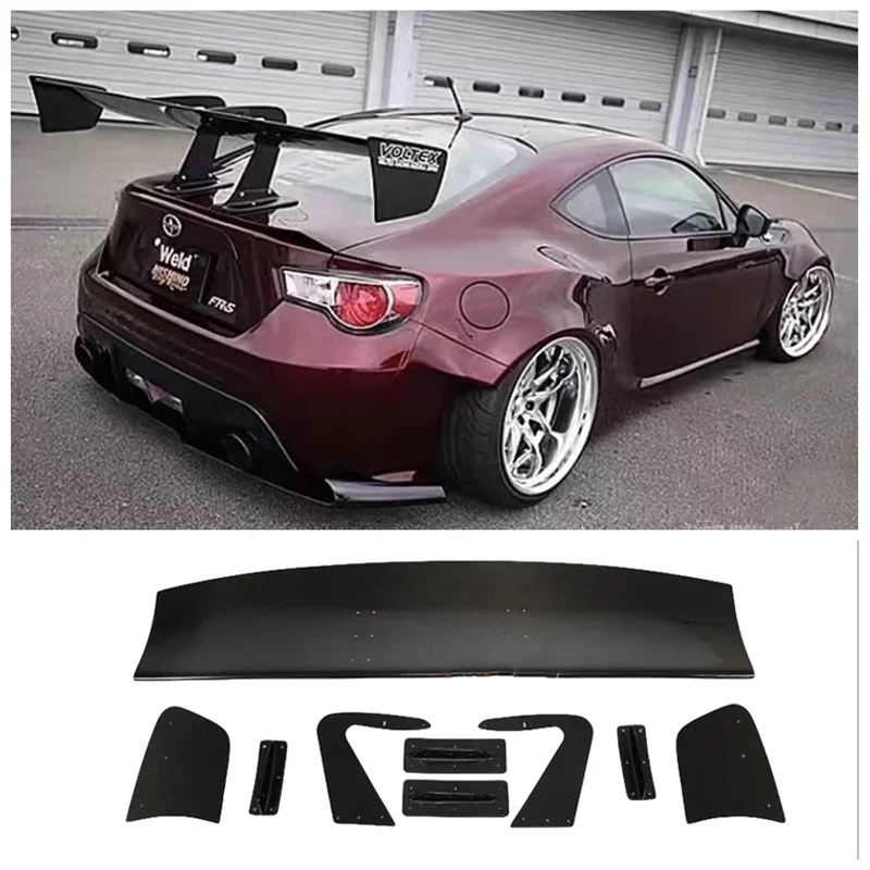 

For Toyota GR86 BRZ BMW M2 M3 M4 Audi Sedan GM 2015-2023 High Quality Carbon Fiber Car Rear Trunk Lip Spoiler Splitter Wing