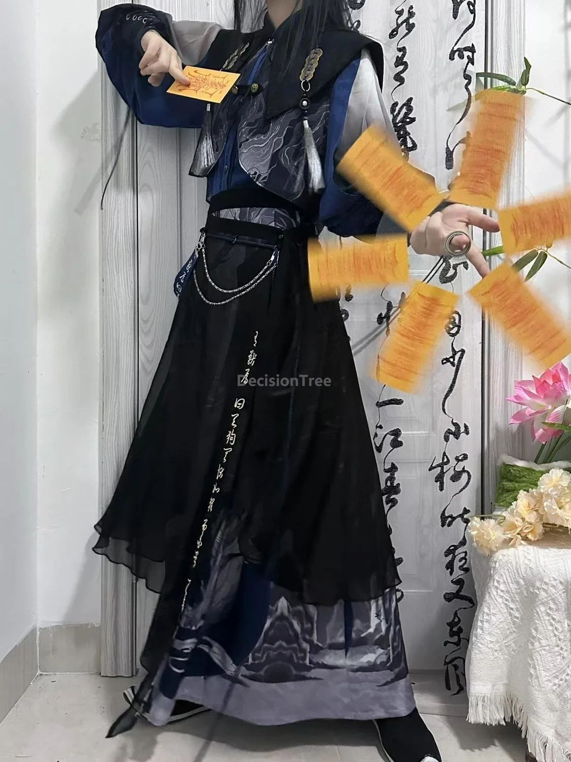 

Improved han element daily cosplay men hanfu dashing handsome knight-errant set 2025 chinese martial arts style ancient costume