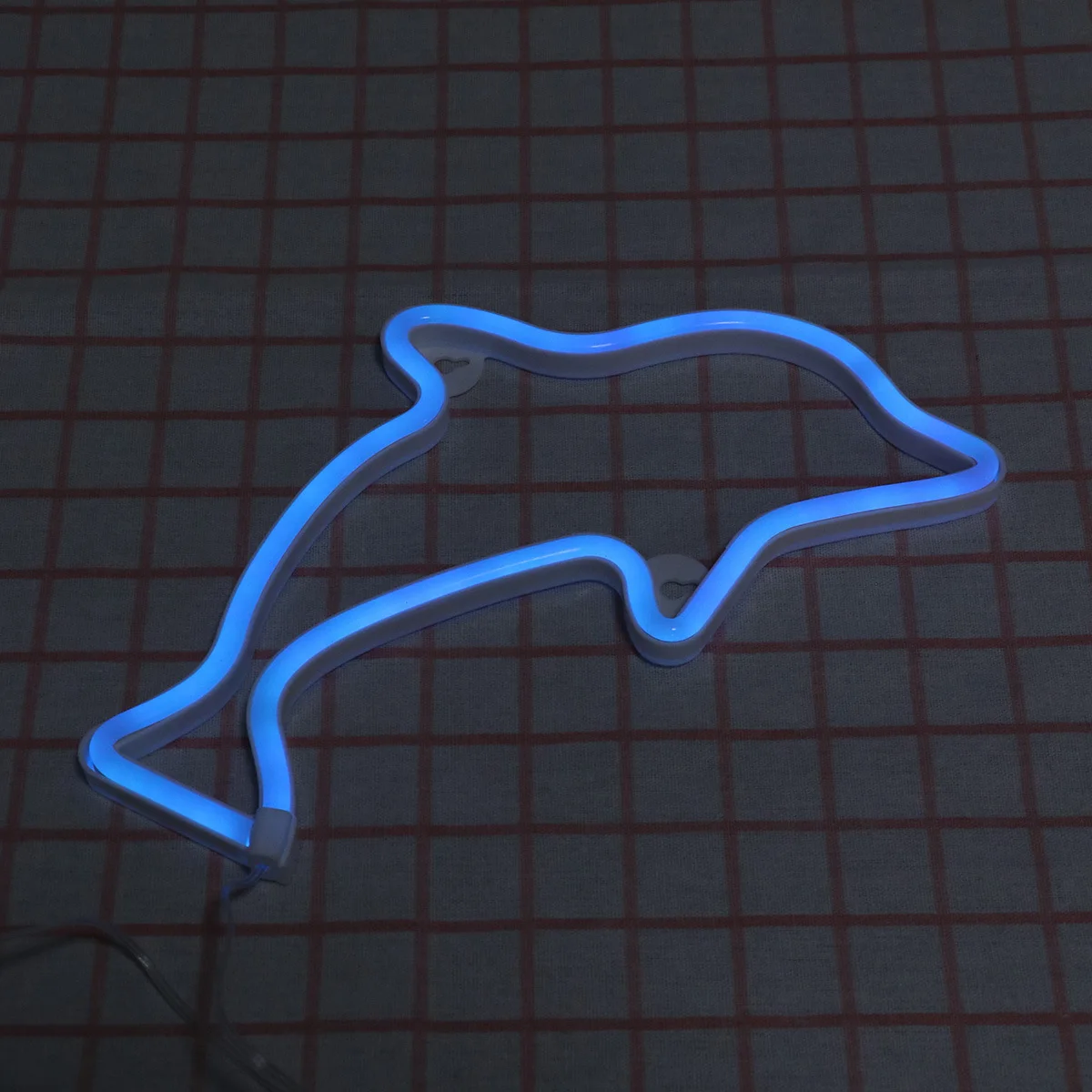 

Dolphin Neon LED Light Blue Decorative Lamp Night Light Wall Decor for Christmas Wedding Party Wall Decor Lights