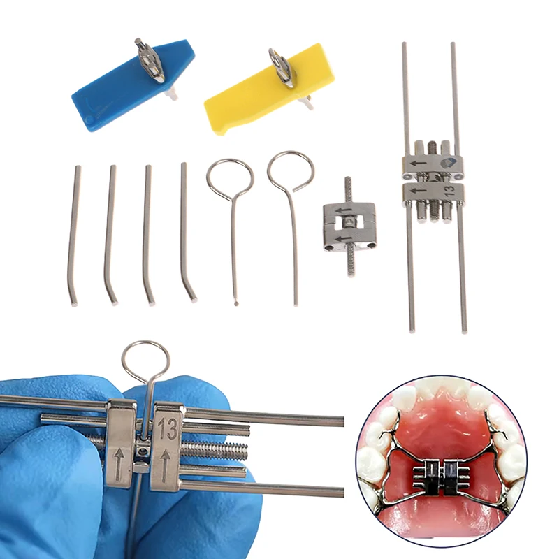 Dental Expansion Screw Orthodontic Swivel Keys Expander Stainless Steel Rapid Palatal Frame Type Mini 13 Dentistry Tools