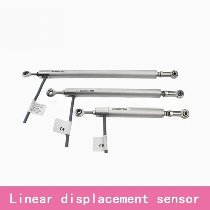 KPM12J 15-300mm Linear Potentiometer Displacement Transducer Resistance gauge Travel Sensor With Two Sides Ball Joint