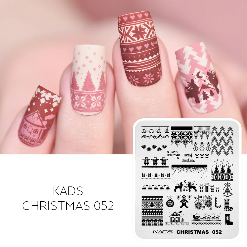 

1pc Nail Art Satmping Plate Halloween Christmas Template Stencil for Stamper UV Polish Art Decoration Manicure DIY Salon Tool