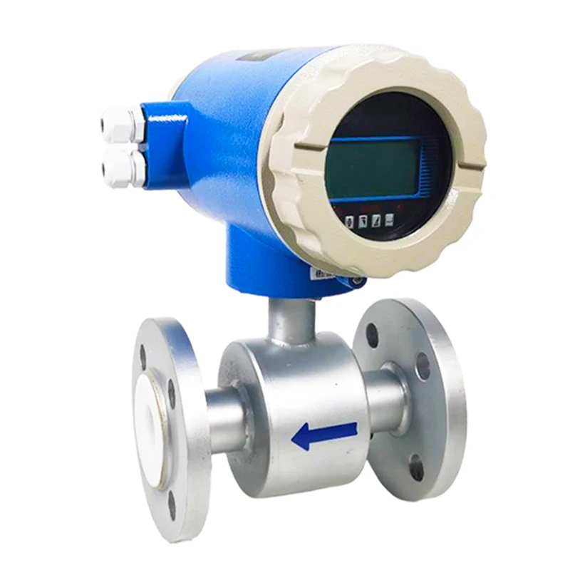 1 2 3 6 Inch Electromagnetic Water Flow Meter for Concrete And Cooking Oil with Sensor