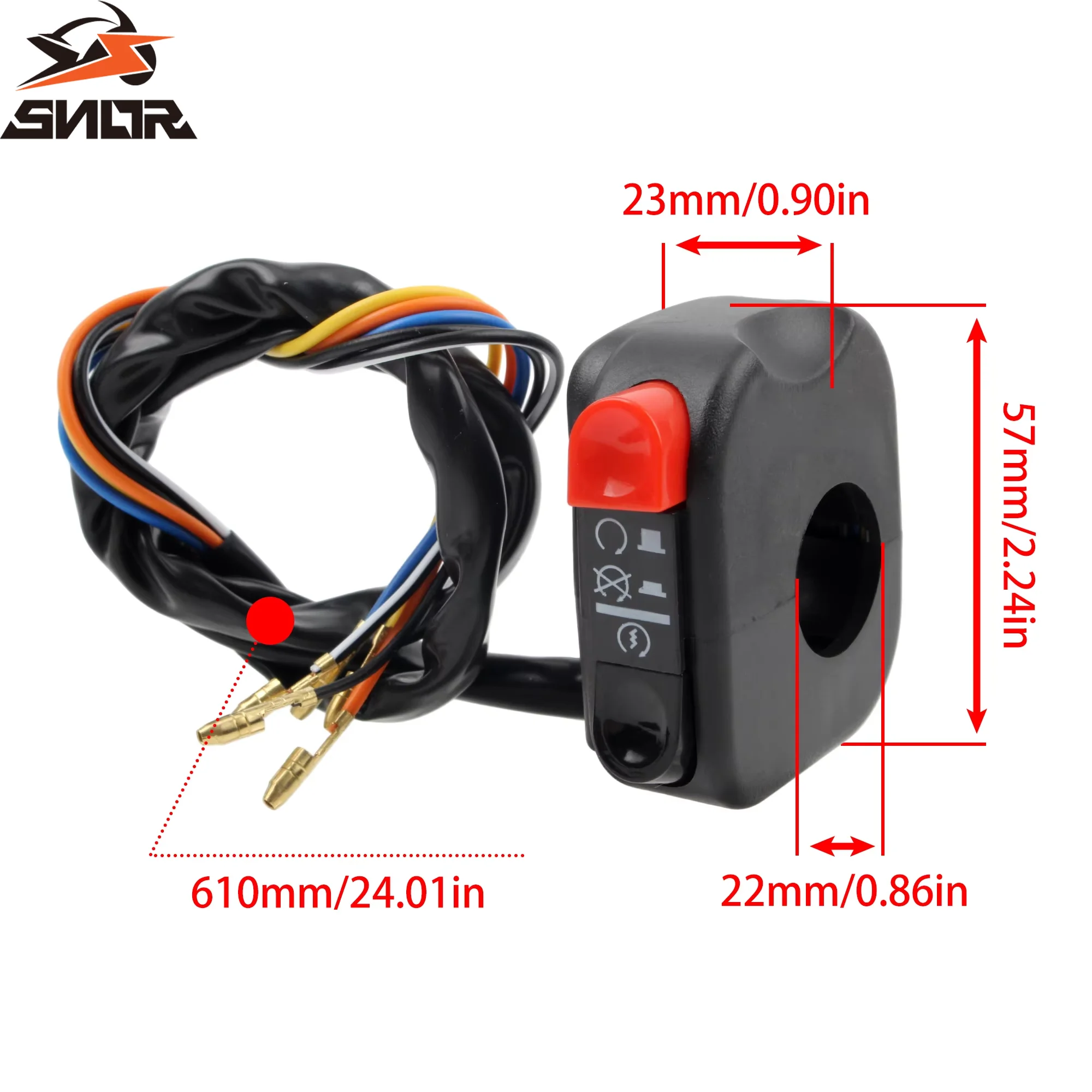 SNOR Motorcycle 7/8