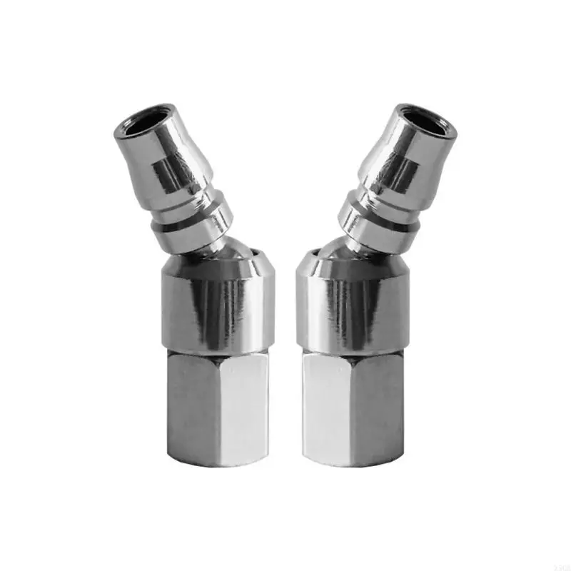 موصل دوار عالمي جديد 2025 مقاس 1/4 بوصة لضاغط الهواء يتميز بتطبيق مرن يدور 360 درجة #4