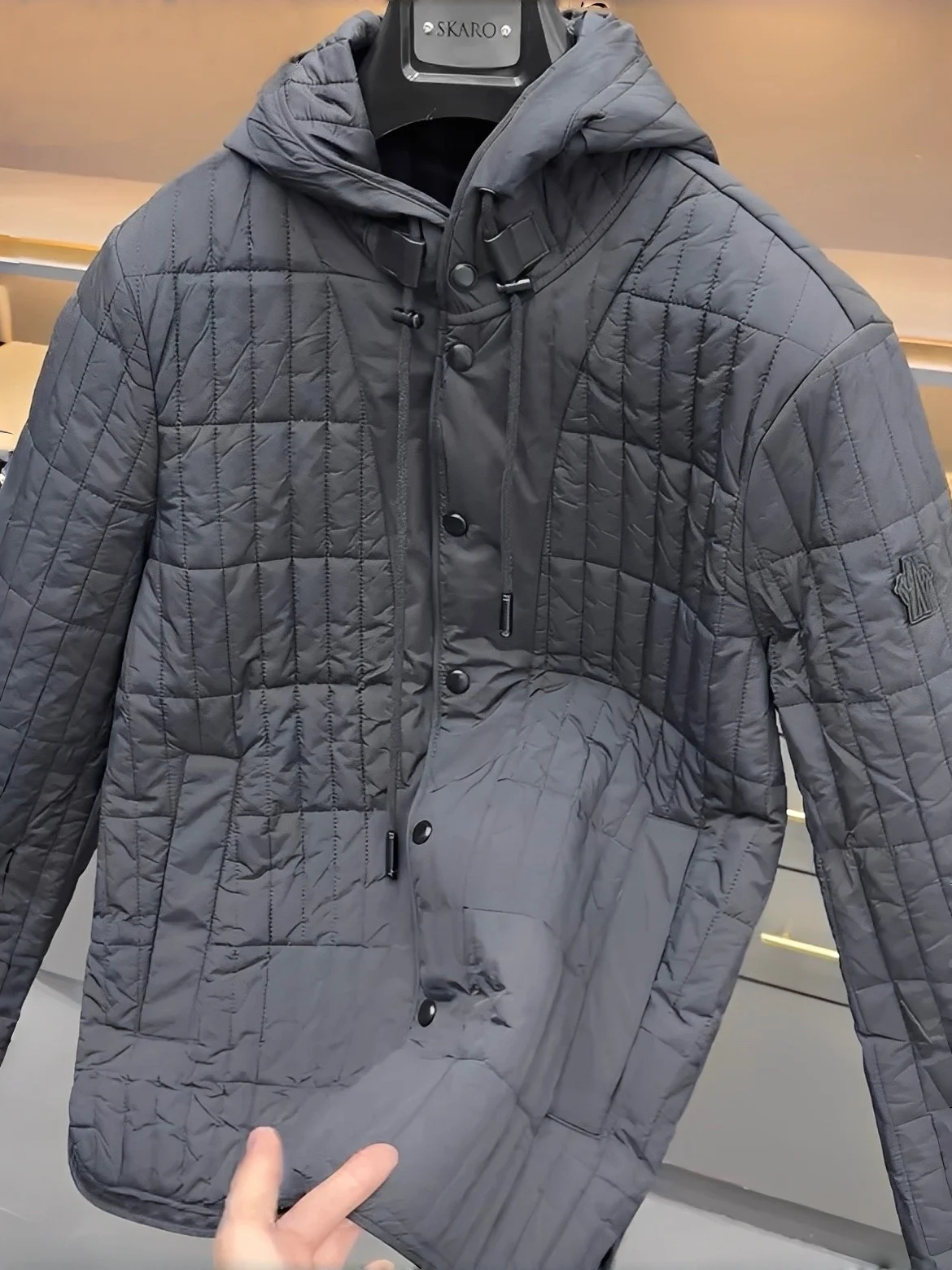 

Мужская модная повседневная легкая хлопковая куртка с капюшоном, осень-зима 2025, новая универсальная тонкая классическая модель, цветная