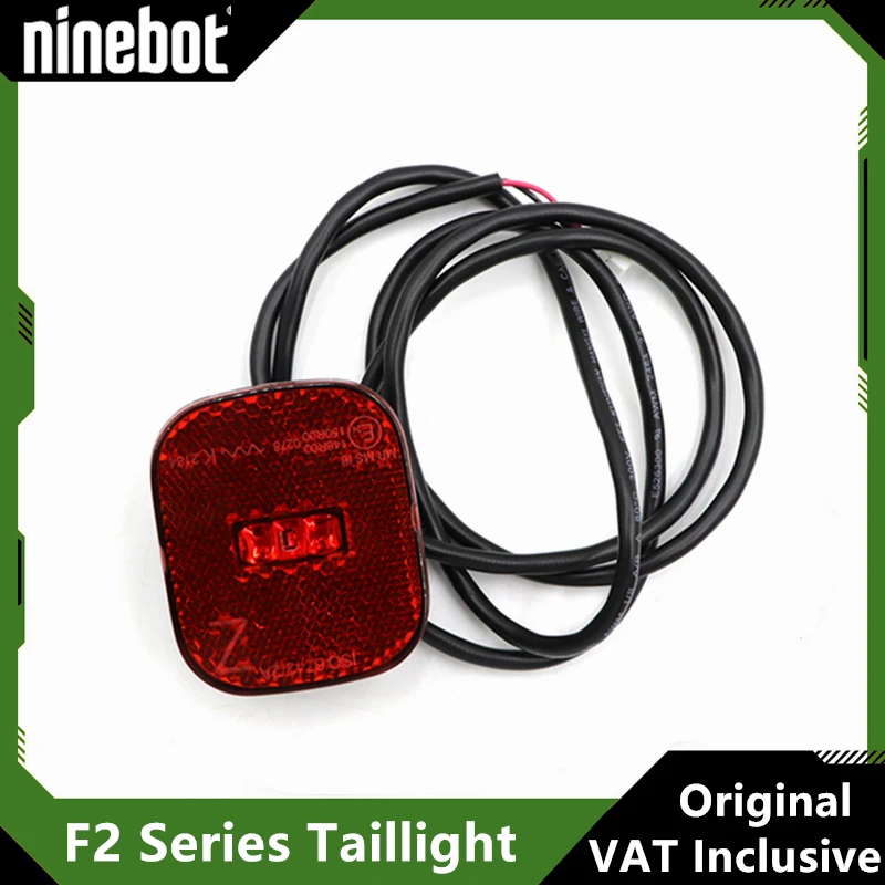 Original F2 Series Taillight for Ninebot by Segway F2 / F2Plus / F2Pro Electric Scooter Rear Tail Light Warning Brake LED Lamp