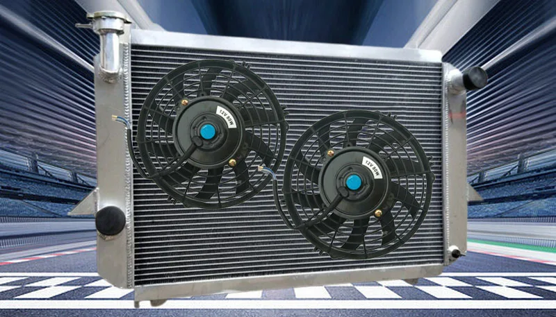 ALUMINUM RADIATOR+fan FOR NISSAN PATROL Station Wagon W160/ Hardtop K160 2.8 1979-1988