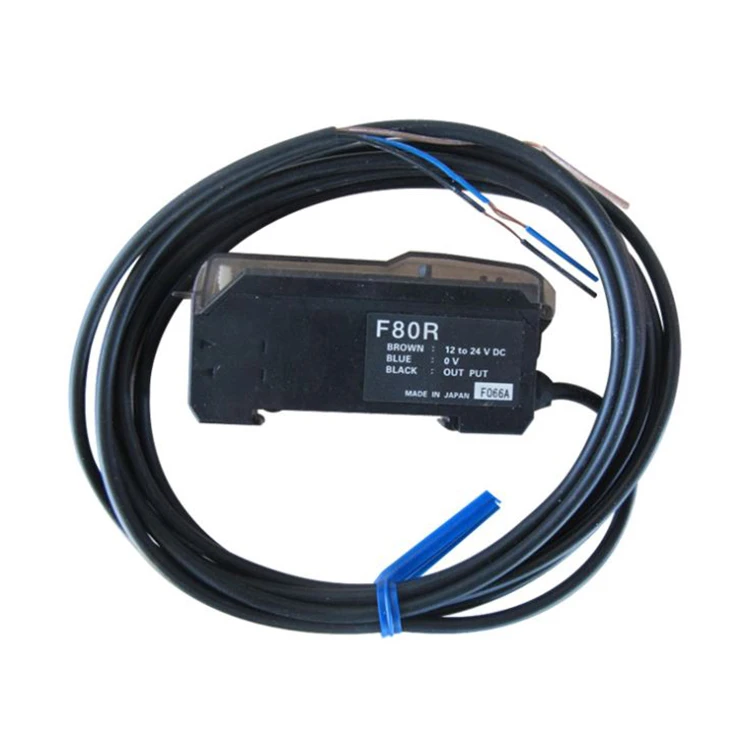 

F80R digital fiber optic sensor large digital display easy to set up low power NPN collector open output new original