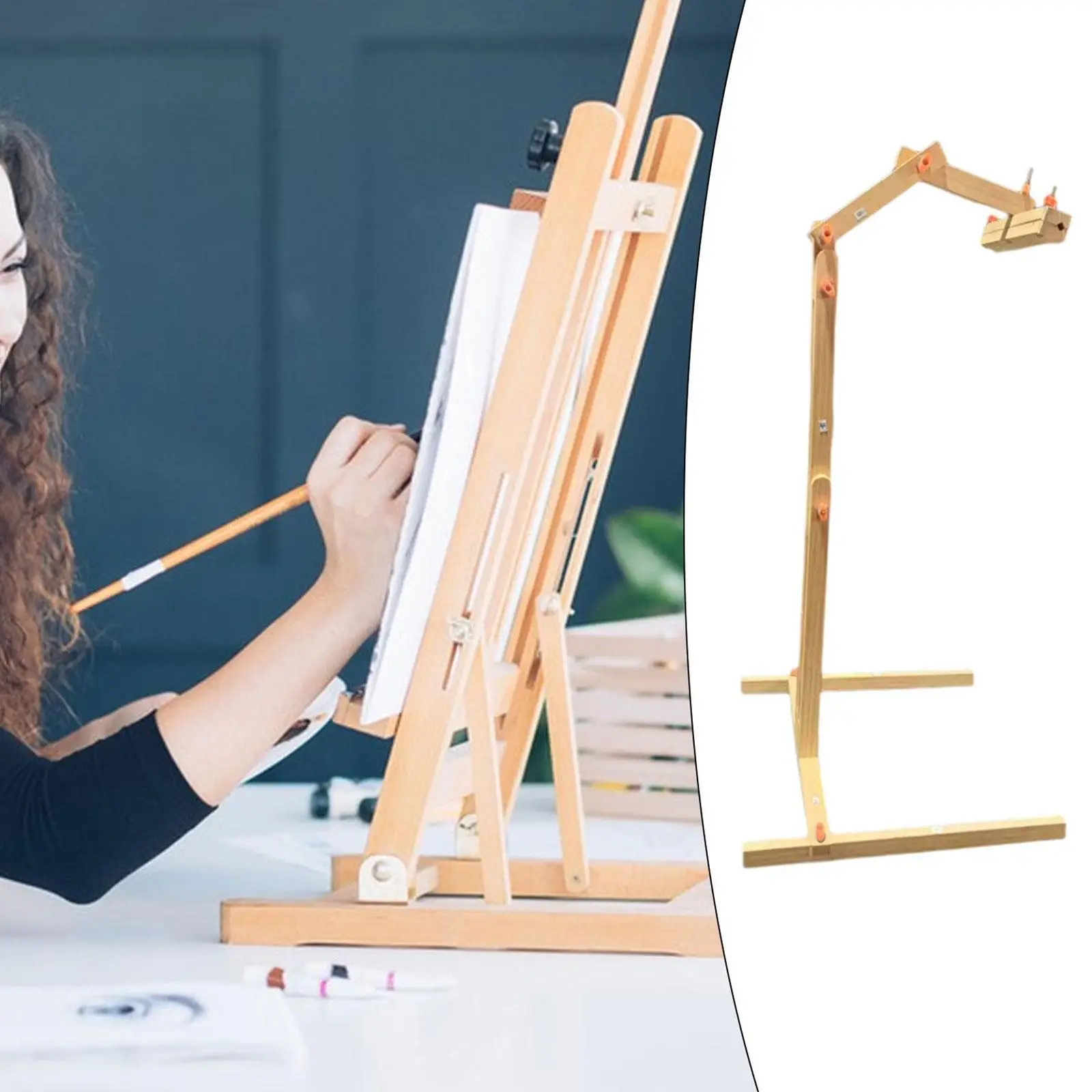 

Держатель для пяльца для вышивания Регулируемая прочная рамка для вышивки крестом Напольная подставка Швейный ремесленный проект Товары для рукоделия Подставка для вышивания