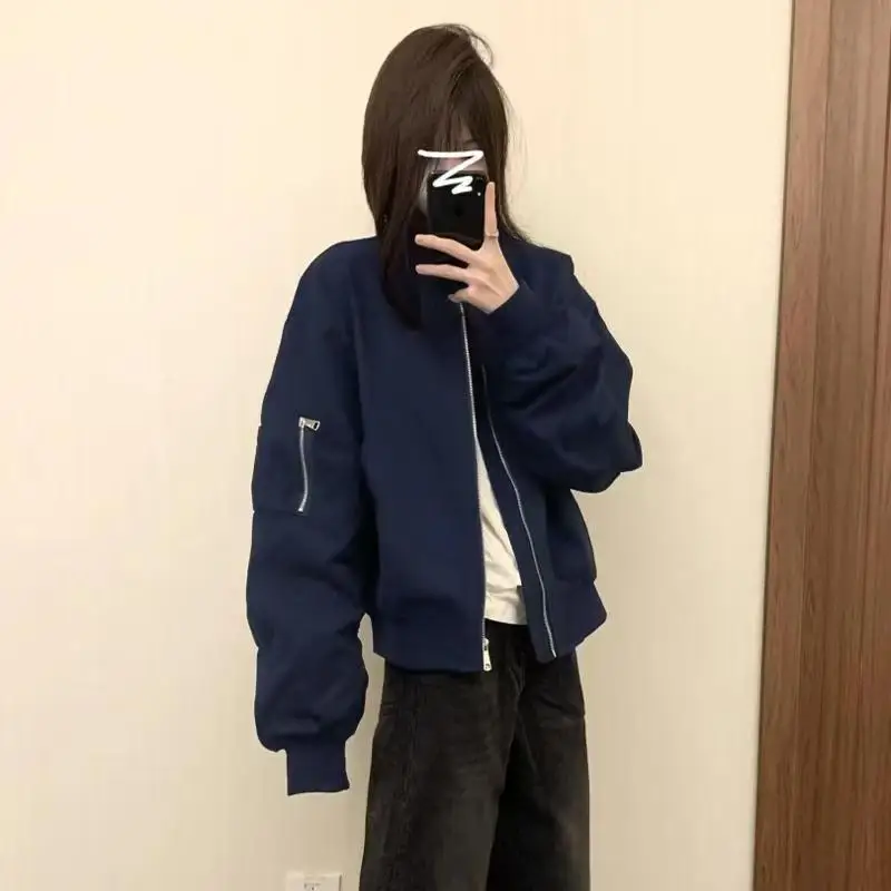 

Женские стеганые куртки, женская одежда, тренд 202, осень, на флисовой подкладке, теплая зима, утепленная пуговица, передний карман, чистый