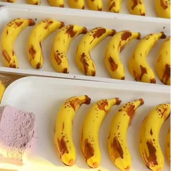 3D Banana Candle Mould Silicone Molds for Soap Making Fruit Shape Mold DIY Candle Soap Making Mochi Squishy Toy Moulds