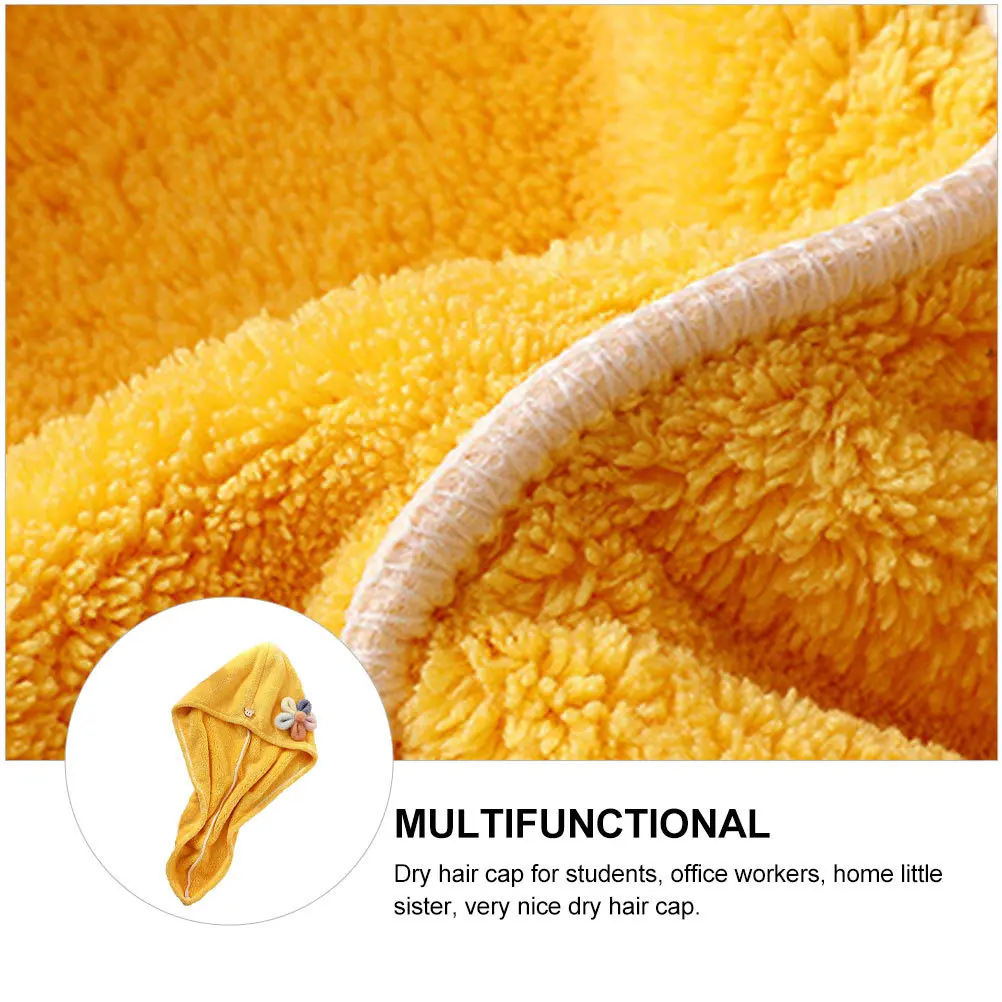 1 قطعة قبعة الشعر التجفيف السريع المرجان الصوف منشفة استحمام لينة ماصة غطاء تجفيف الشعر للمنزل سبا السفر إزالة ماكياج #1