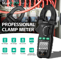 MASTFUYI Digital Clamp Meter AC & DC Voltage & Current 600V 600A Diode NCV Detection Anti-Slip & Anti-Drop Multi-function Meter