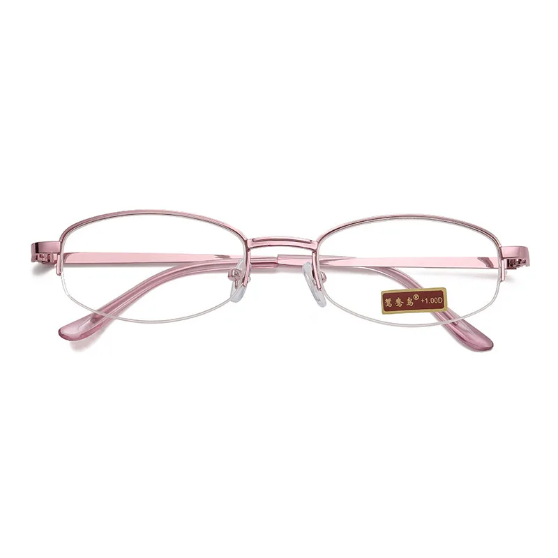 Anti-müdigkeit Lesebrille Frauen HD Objektiv Metall Rahmen Presbyopie Brillen Hohe Qualität Mode Brillen +1,0 Bis +4,0 – Detail 4