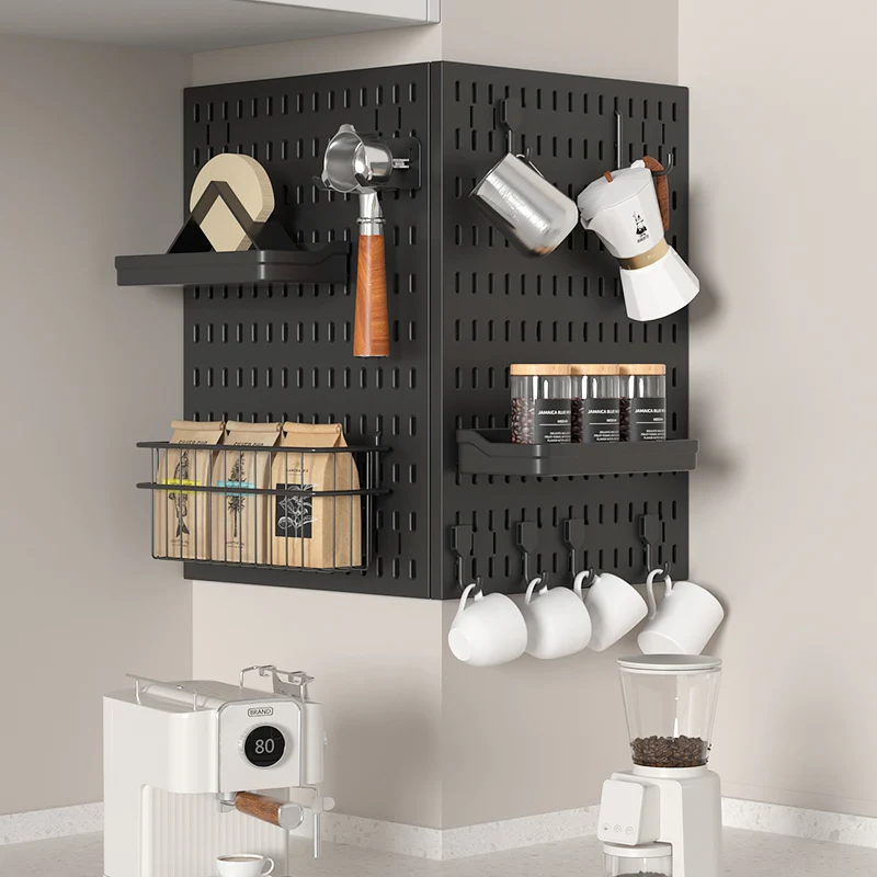 Coffee Staple Board Wall Organizer Manufacturer Wall Mounted Coffee Tool Organizer