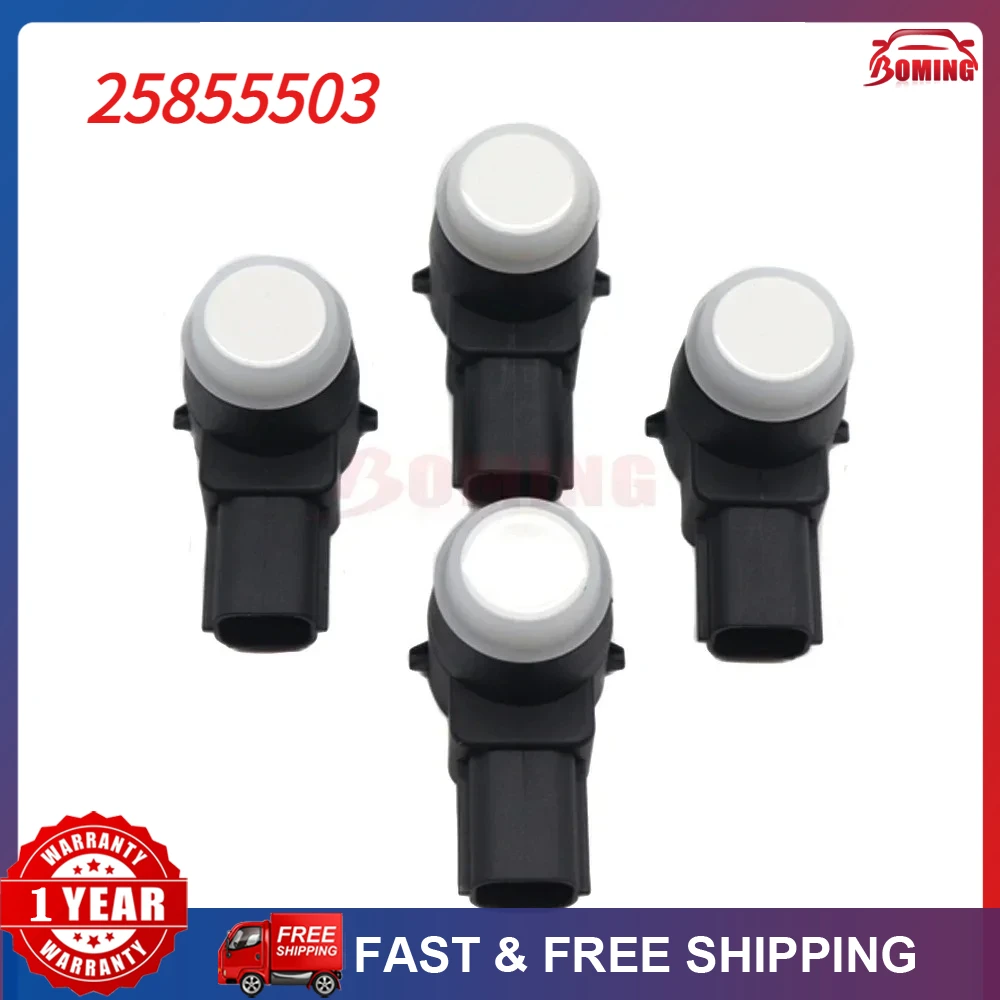 Sensor de Estacionamento PDC para Carro (4 Peças) - Assistência de Ré para Cadillac CTS, Buick Enclave, Lucerne, Chevrolet Avalanche, Silverado 25855503