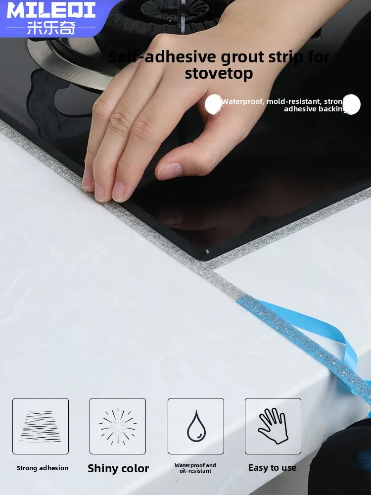 

Waterproof Mold Proof Kitchen Sink Sealing Strip Adhesive Tape for Home Use Stove Surface Treaent Pool Sealant