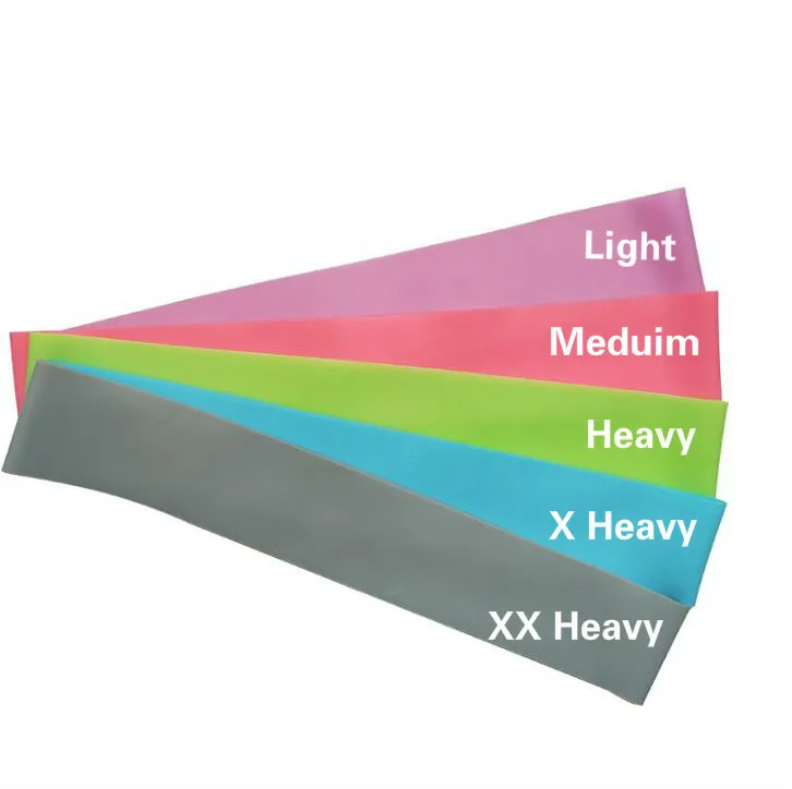 2 FT RESISTANCE BANDS LOOP Exercise Yoga Training Elastic Fitness Gym Workout