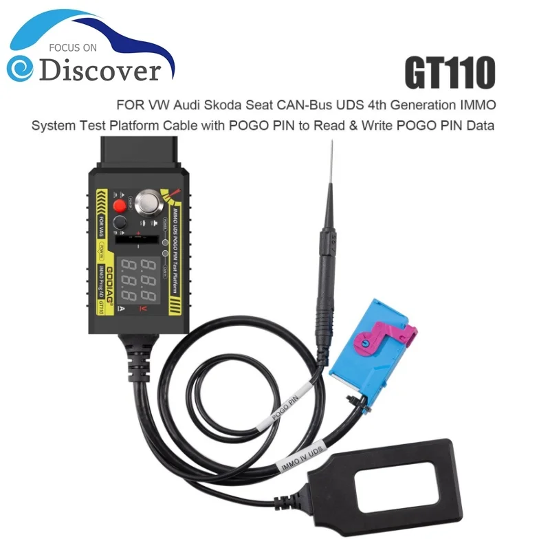 Best GODIAG VAG Test Platforms GT112 K-Line and GT111 CAN-Bus and GT110 CAN-Bus UDS With Pogo Pin For VAG 2nd/3rd/3.5th/4th