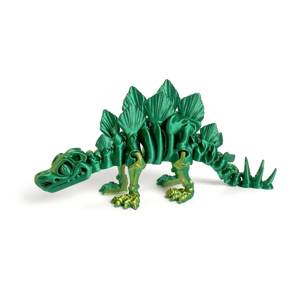 

Funny 3D-Printed Magic Dragon Dinosaur Rotatable Articulated Desktop Ornament Craft Gift for Adults Boys Girls Gift