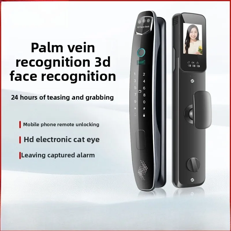 

3D Facial Recognition Palm Vein Remote Visual Lock Password Anti-theft Door Fingerprint Lock