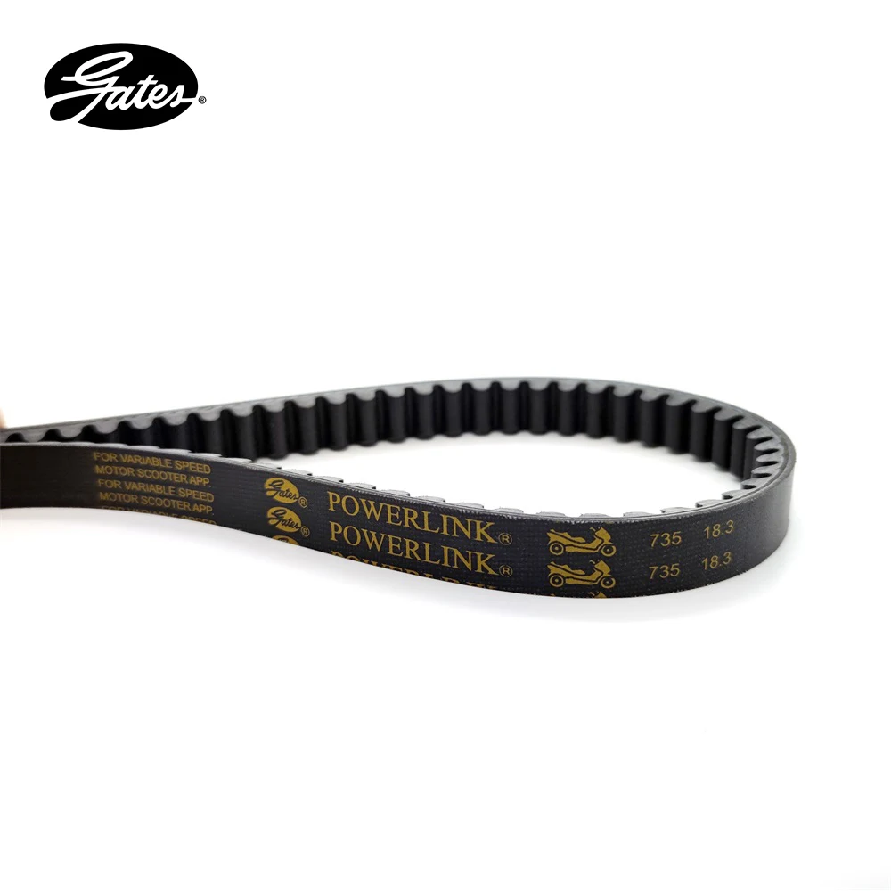 18.3*735*30 Gates High Durability Epdm Toothed Rubber Power Transmission Belt Scooter V Belt For HONDA Lead 110\Scr 110