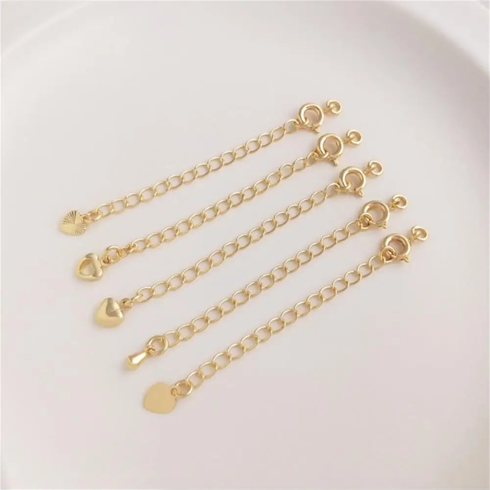 Jewelry Making Enhance The Length Of Your Jewelry Crafted With Care Gold-plated Chain For Bracelets And Necklaces