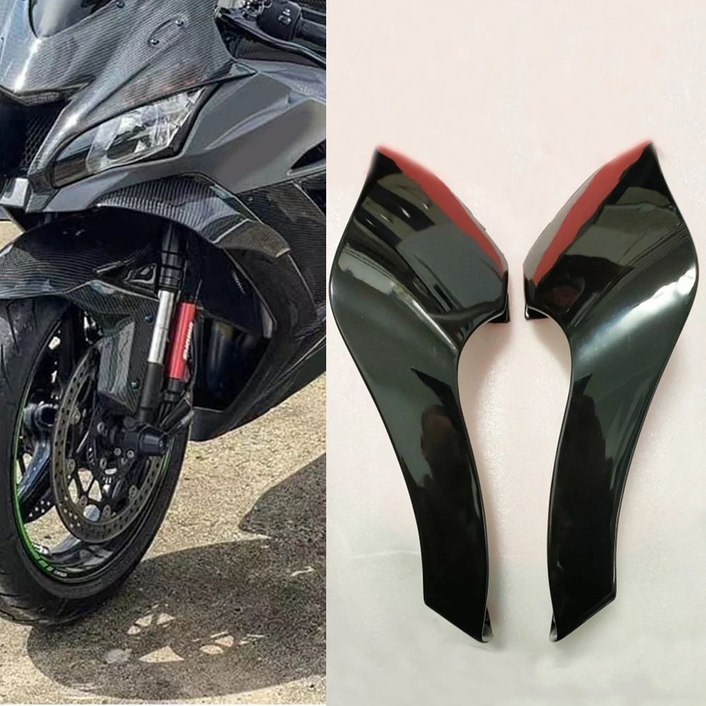 

Motorcycle Winglets Aerodynamic Wind Wing Fairing Spoiler for Kawasaki Ninja ZX10R ZX-10R ZX 10R 2016 2017 2018 2019 2020 2021