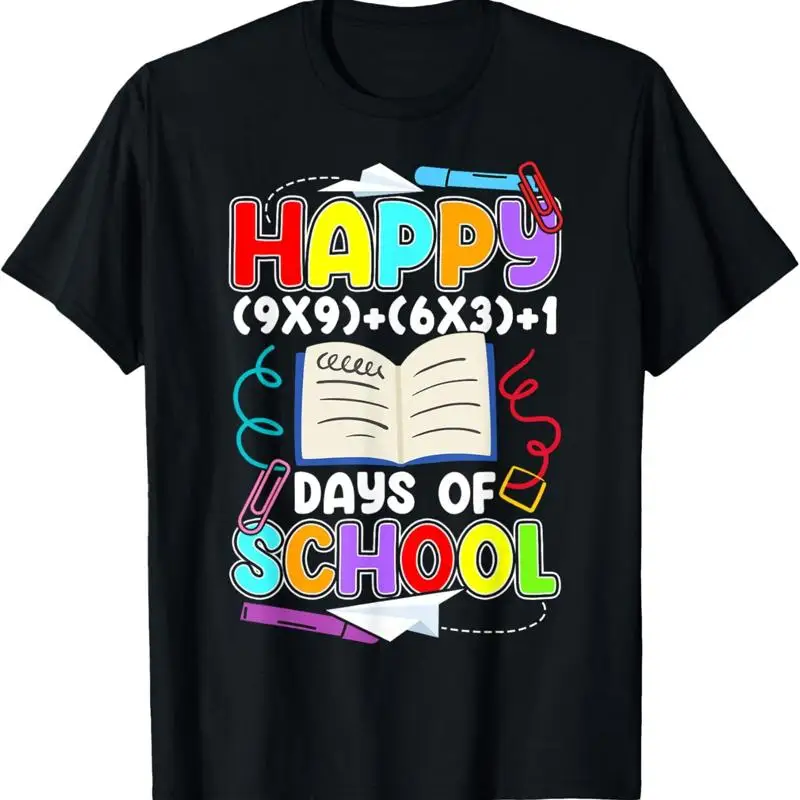 

Happy 100 Days Of School Math Equation 100Th Day T Shirt
