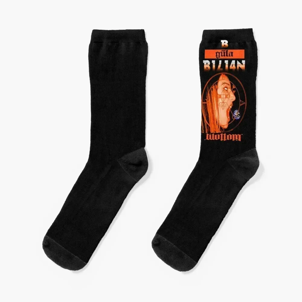 

B I L I A N - 7 Deadly Sins: Gluttony/Gula Socks bright garter winter gifts Non-slip hockey Girl'S Socks Men's