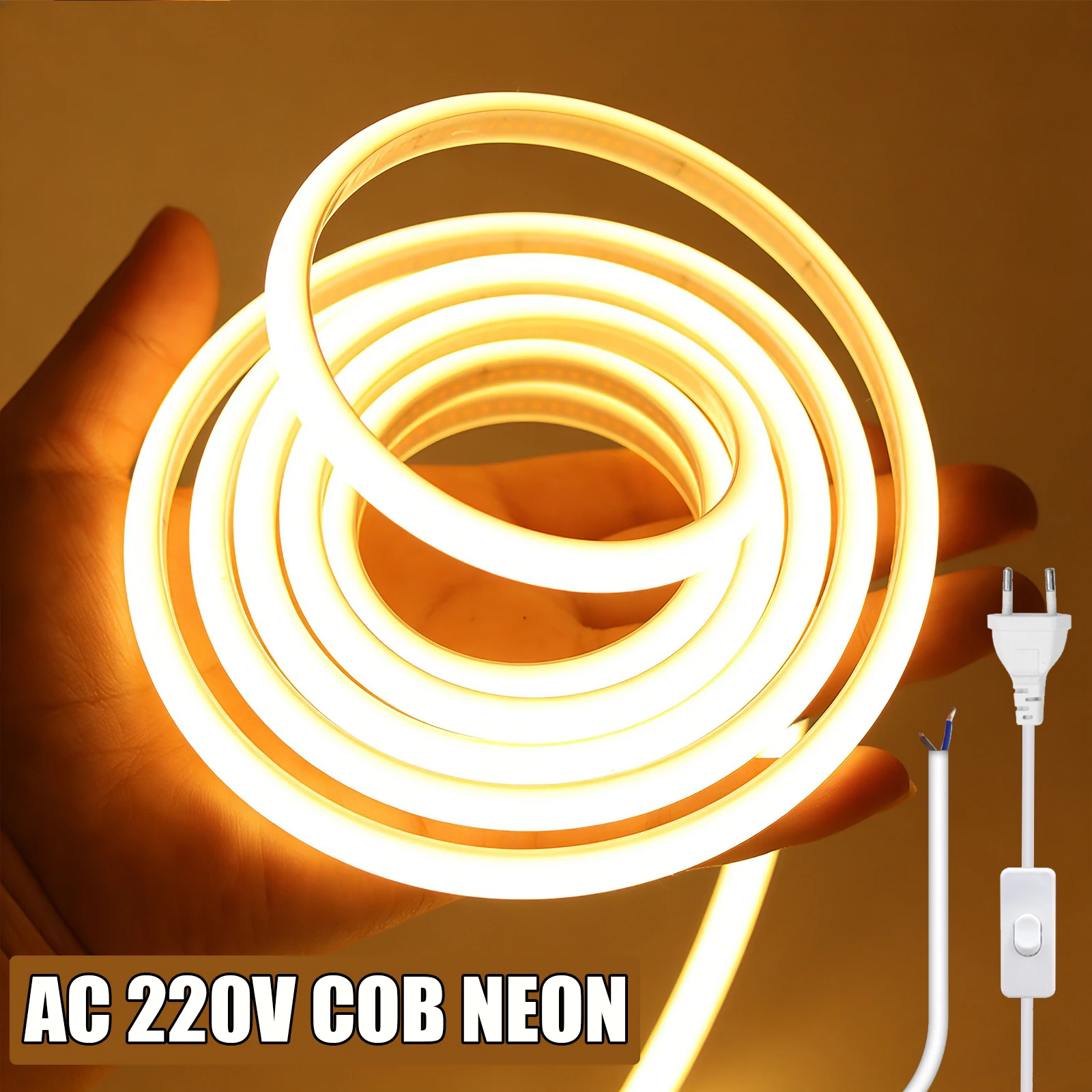 Ac 220V Cob Strip 3…