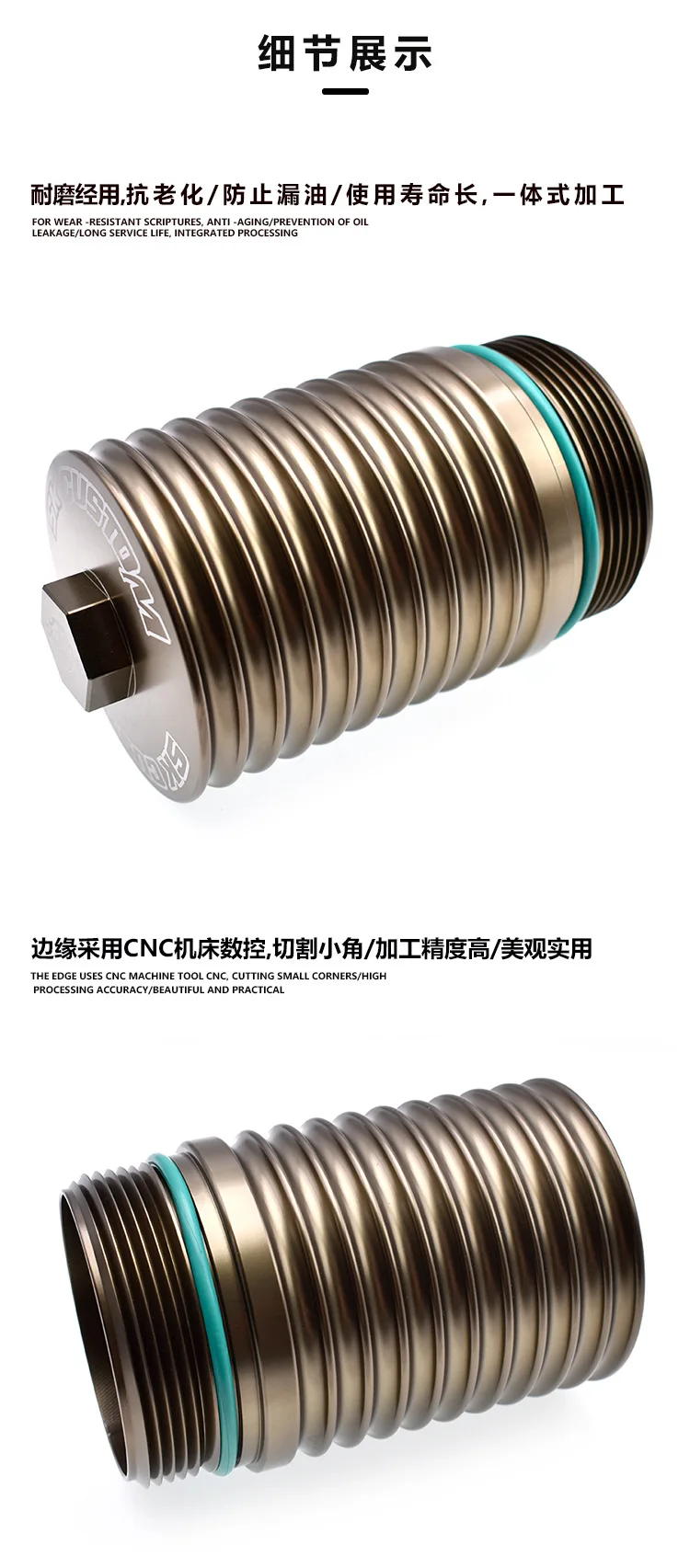 Suitable for Mercedes Benz M276 gearbox filter housing, aluminum alloy CNC cutting anti leakage oil filter cover