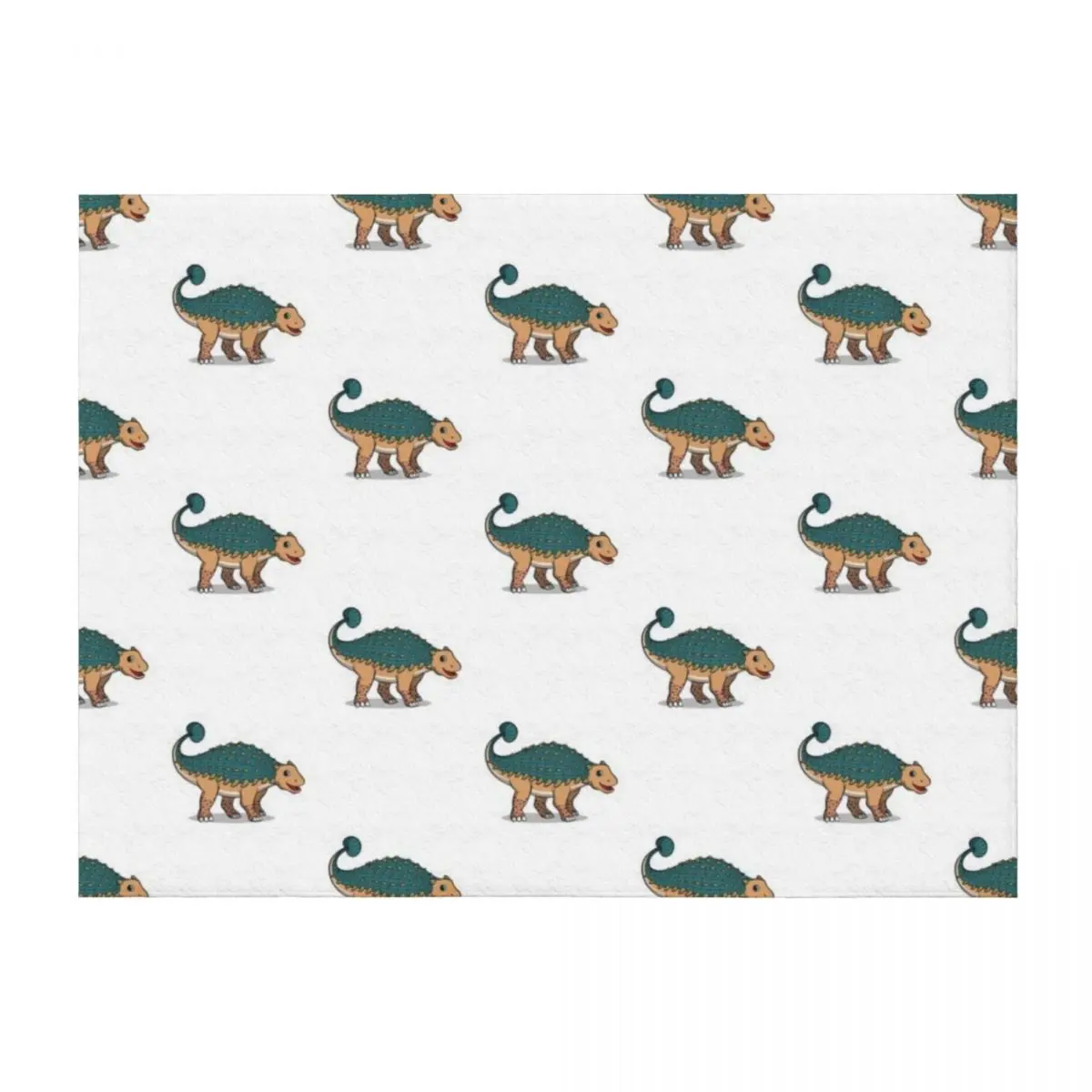 Ankylosaurus Throw Blanket wednesday Cute Plaid Camping Beautifuls Blankets