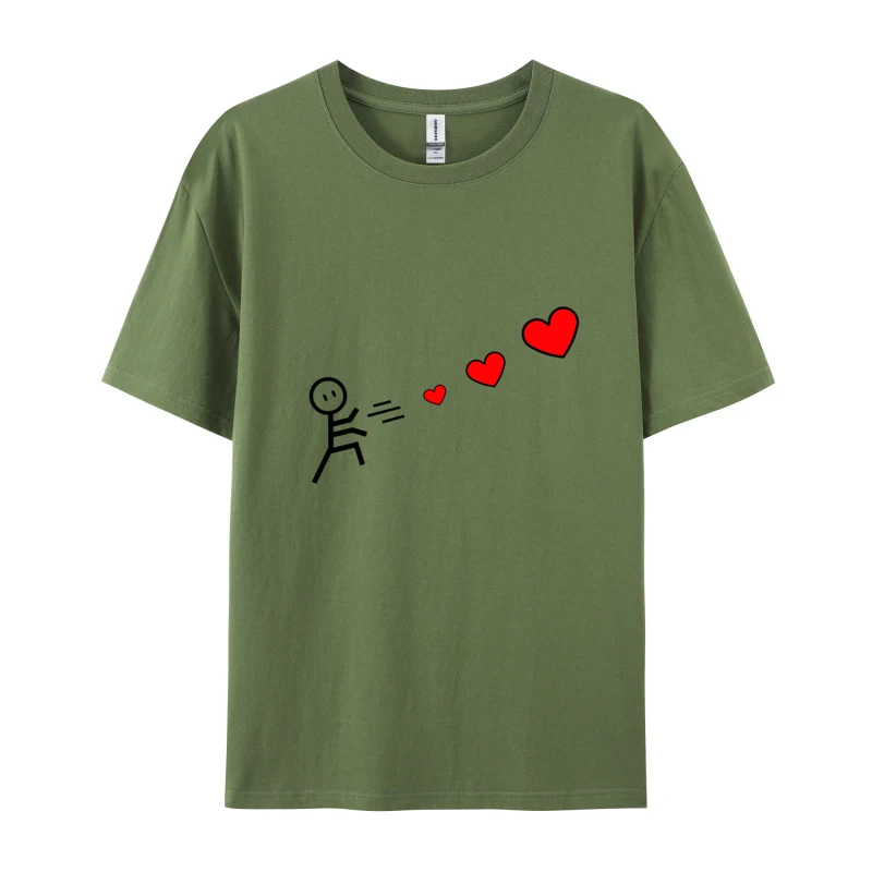 Launch A Love T-Shirt I'M Offering You Hearts On T Shirt Combed Cotton Mens Top T-Shirts Simple Style Tops Shirt