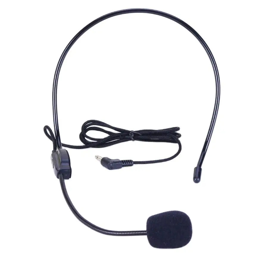 Wired Microphone Multi-function Loudspeaker Unidirectional Headset Microphone Noise Cancelling Microphone 3.5m Audio Head