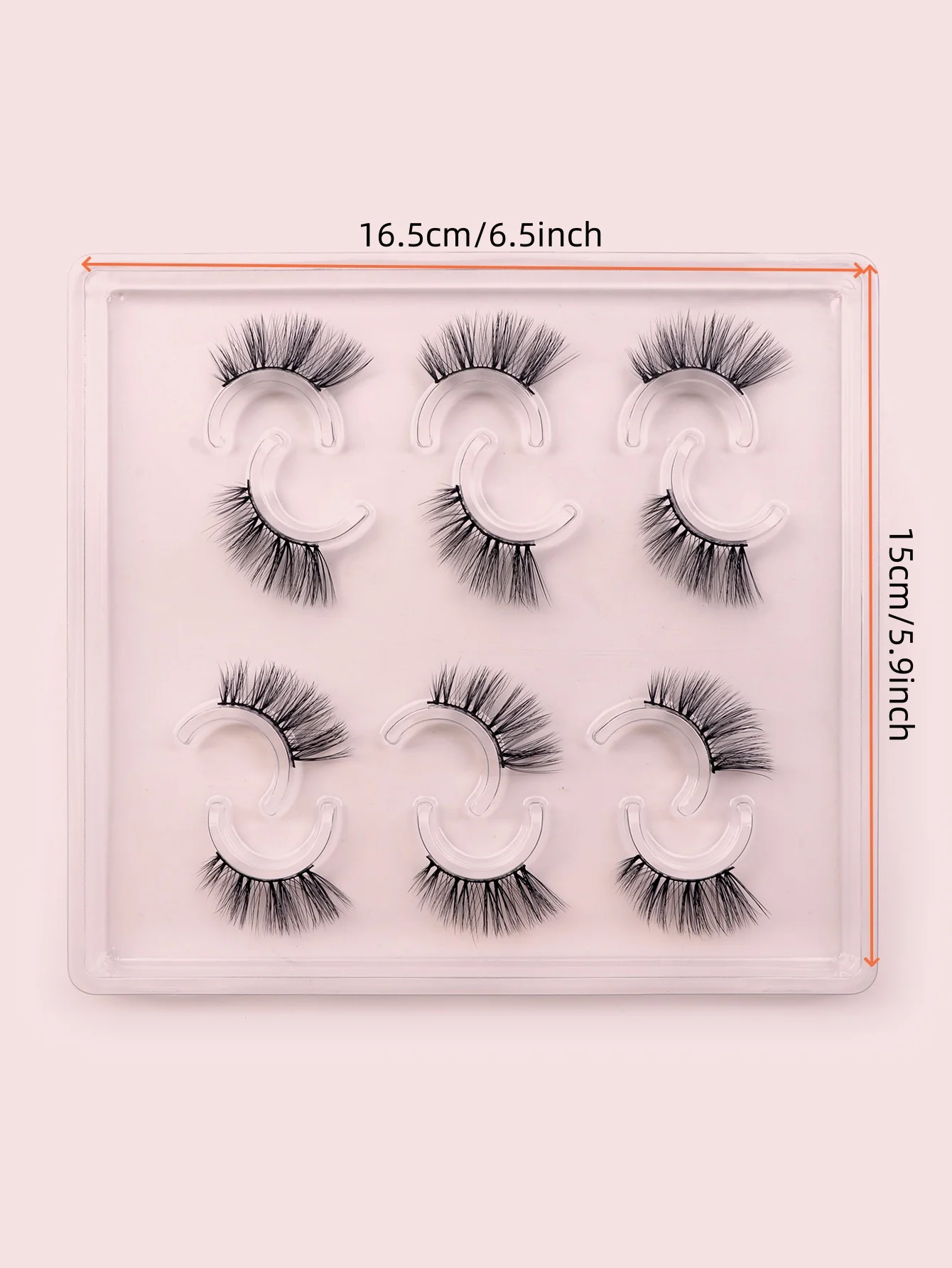 3D 다중 쌍 천연 반 속눈썹, 휴대하기 쉽고, 자연스러운 아름다움, 여성과 소녀, 매일 사용하기에 적합