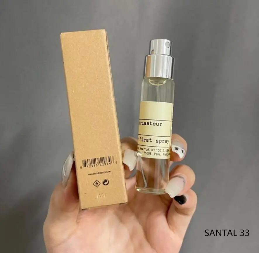 Mini garrafa de perfume desodorante, sabor natural floral para ambientador, cosméticos testadores, 2024