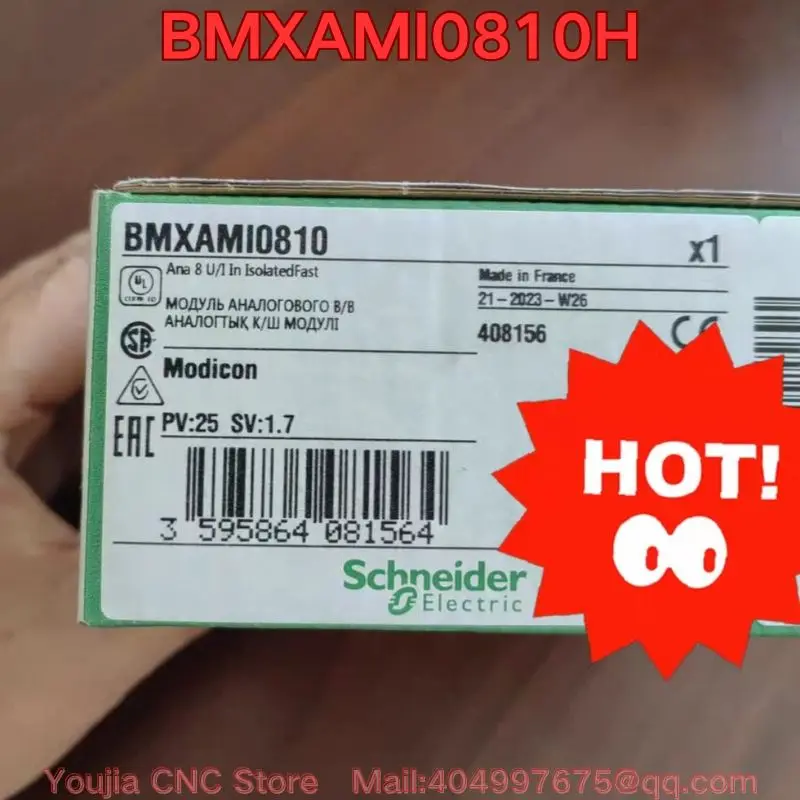 

Новый неиспользованный модуль ПЛК BMXAMI0810H Последняя цена в сентябре 2025 г.
