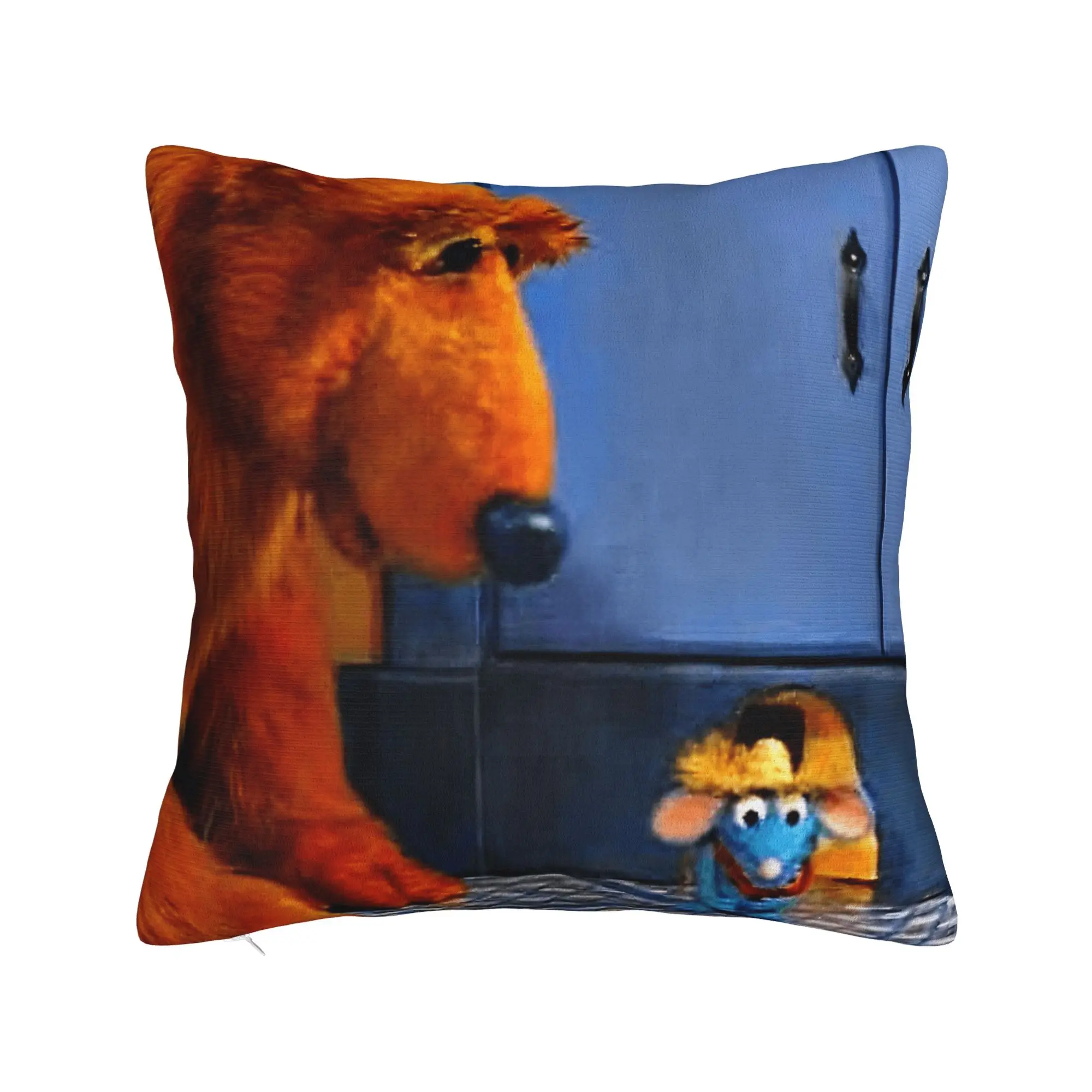 Tutter- B-Bear In The Big Blue House Pillow Case  Print Pillow Cover Kawaii Pillowcases For Living Room Chair
