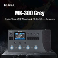 Pedal multiefectos profesional M-VAVE MK-300 - 11 módulos, modelos 120 AMP/CAB, Bluetooth MIDI, grabación OTG, batería 10H
