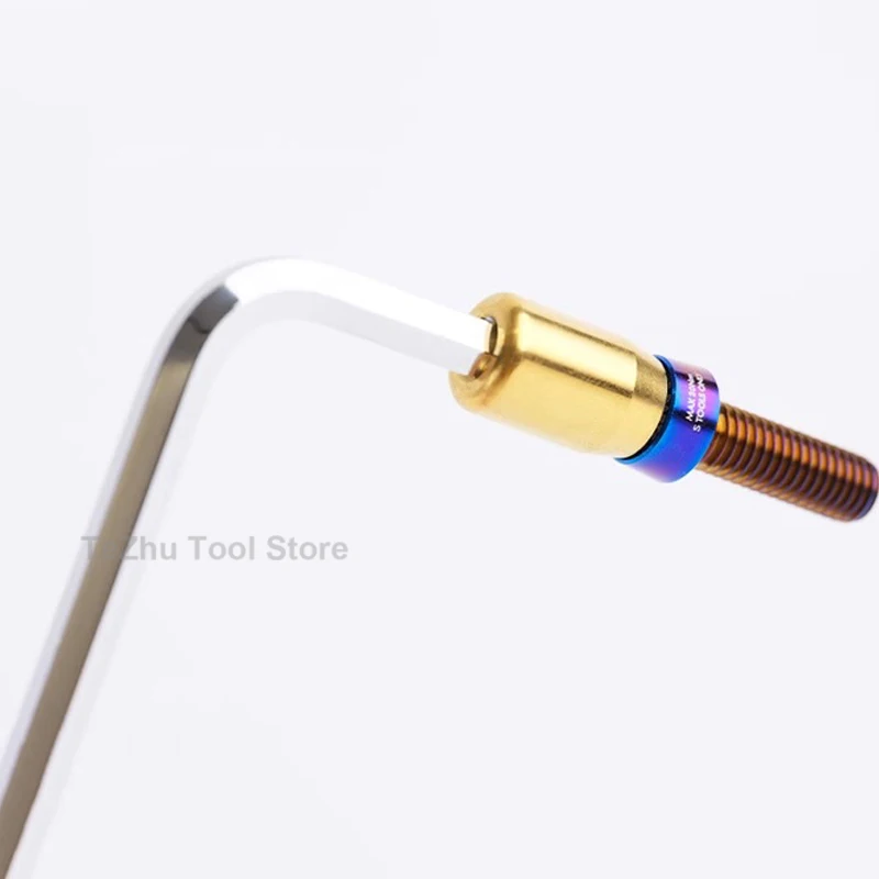 

1pc Titanium Bolts Titanium Alloy Anti-theft Screw M6 M8 M10 x 20 25 30 35 40 45 50 55 60 70 75 80mm Modified Repair Screw