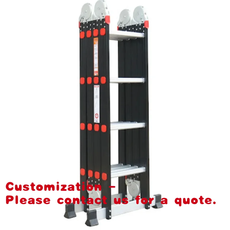 

Customize.EN131 Telescopic Multi-Purpose Aluminum Folding Ladders Combination Scaffold Hotel Use Home Outdoor Construction